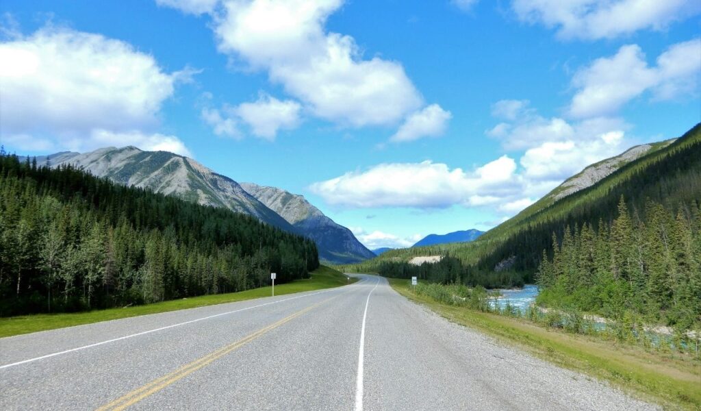 Alaska Highway, Toad River, British Columbia, Canada          