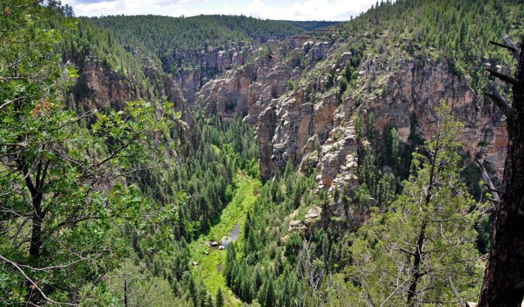 Eastern end of the West Clear Creek Wilderness